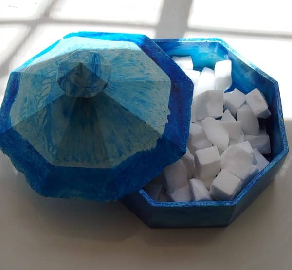 شکلات خوری هشت ضلعی درب دار